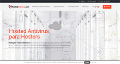 Desktop Screenshot of hostedantivirus.com