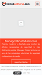 Mobile Screenshot of hostedantivirus.com